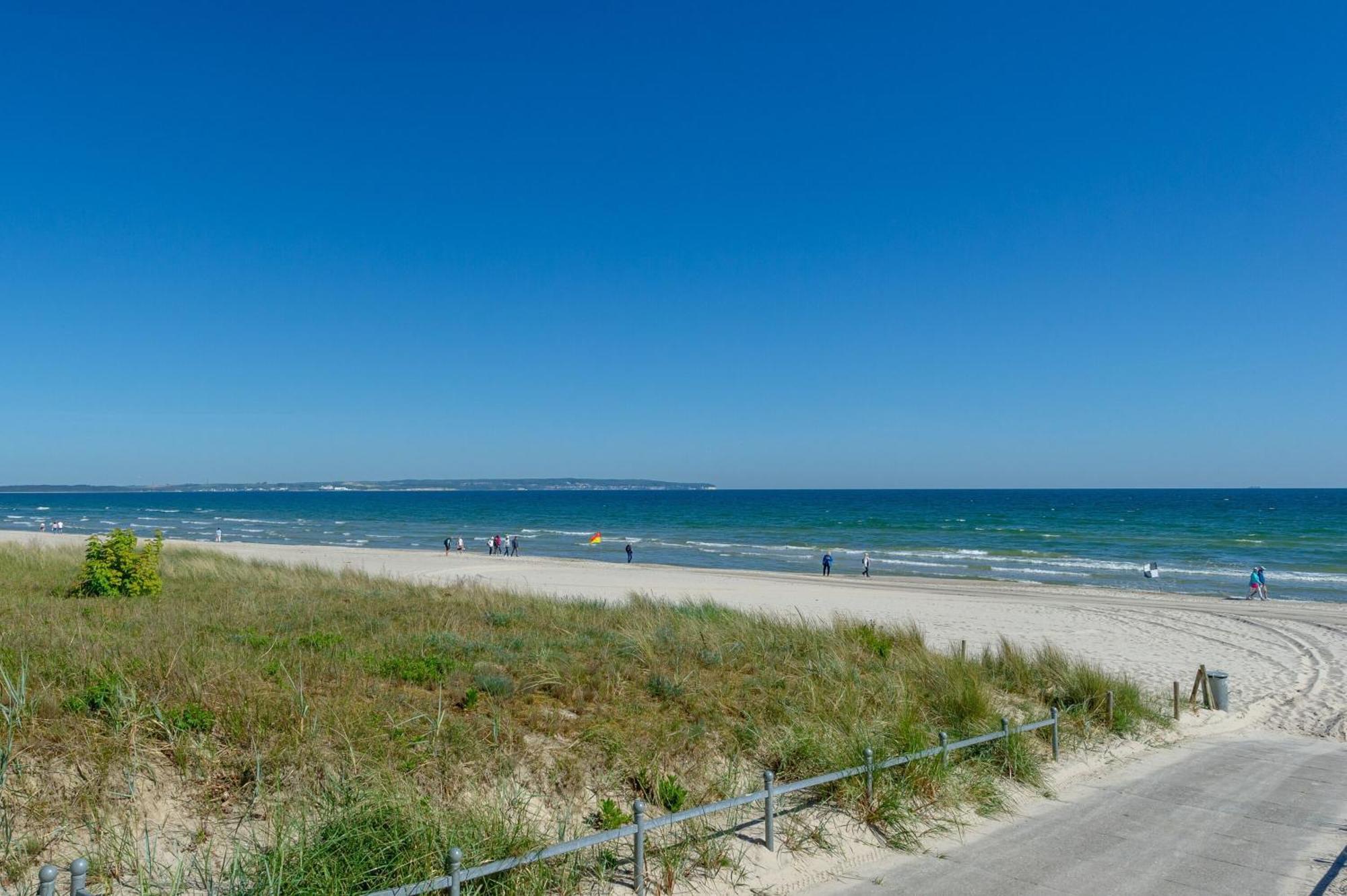 Seitlicher Meerblick, Nur 50 Meter Zum Strand Binz Exterior photo